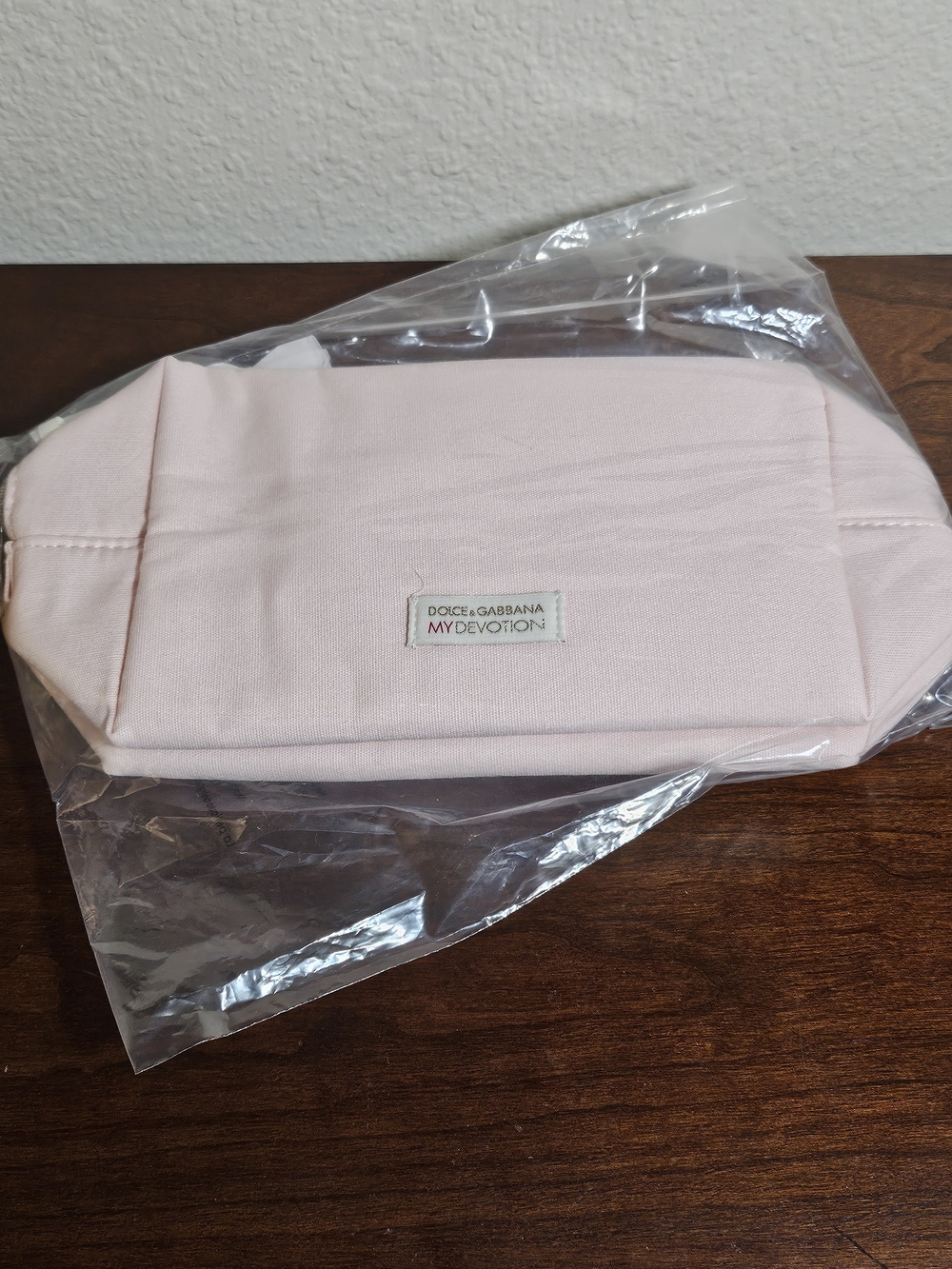 Dolce & Gabbana Light Pink My Devotion Cosmetic Pouch